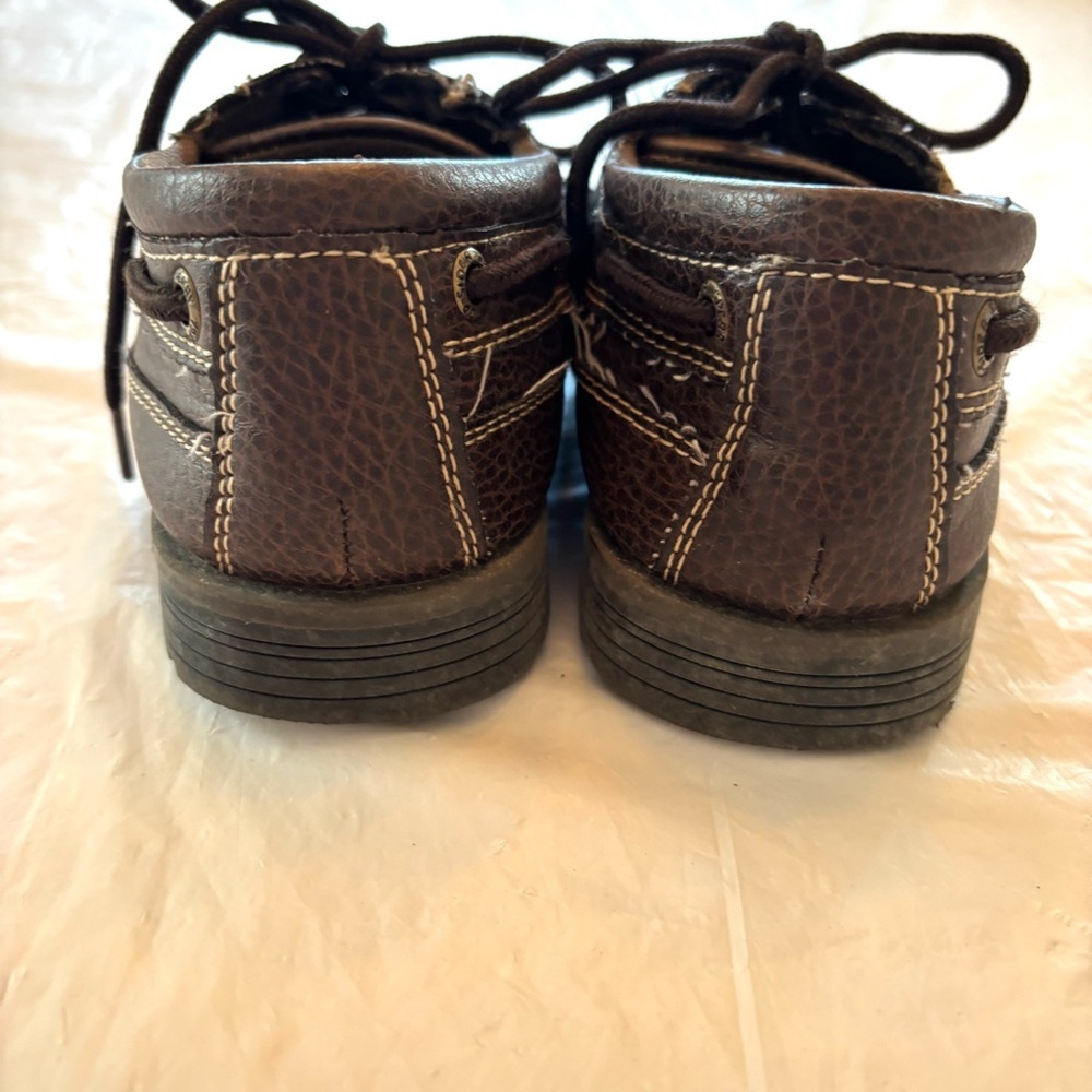 SPERRY boat shoes coffee brown SZ 1.5 Worn Once - Picture 7 of 13